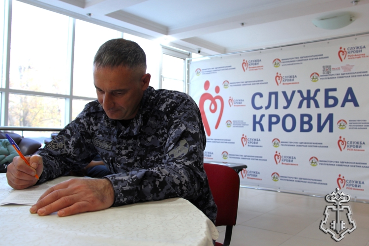 ВО ВЛАДИКАВКАЗЕ СОСТОЯЛАСЬ ВСЕРОССИЙСКАЯ ДОНОРСКАЯ АКЦИЯ РОСГВАРДИИ