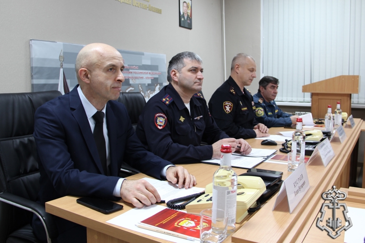 В УПРАВЛЕНИИ РОСГВАРДИИ ПО РЕСПУБЛИКЕ СЕВЕРНАЯ ОСЕТИЯ-АЛАНИЯ СОСТОЯЛОСЬ ЗАСЕДАНИЕ ОПЕРАТИВНОГО ШТАБА