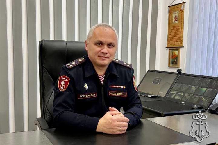 ПОЗДРАВЛЕНИЕ НАЧАЛЬНИКА УПРАВЛЕНИЯ ВНЕВЕДОМСТВЕННОЙ ОХРАНЫ ПО РЕСПУБЛИКЕ СЕВЕРНАЯ ОСЕТИЯ-АЛАНИЯ ПОЛКОВНИКА ПОЛИЦИИ АСЛАНА РУСЛАНОВИЧА БЕЛИКОВА 