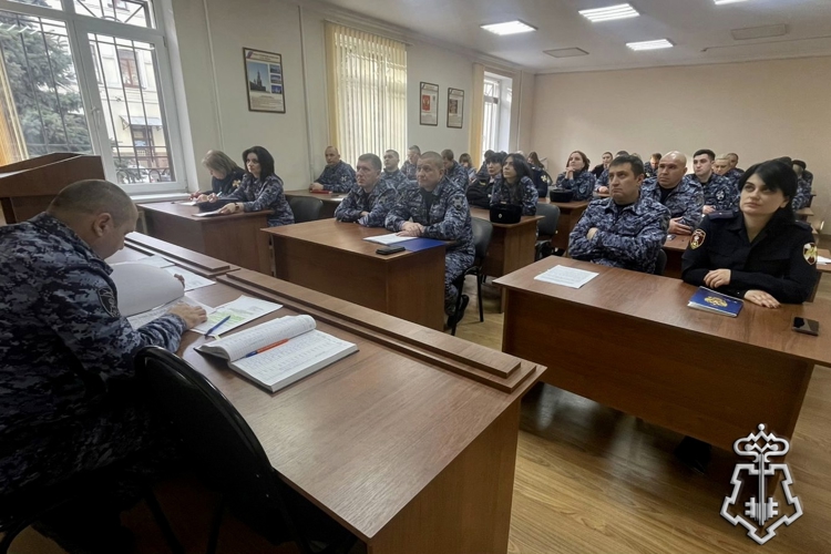 В УПРАВЛЕНИИ ВНЕВЕДОМСТВЕННОЙ ОХРАНЫ РОСГВАРДИИ ПО РЕСПУБЛИКЕ СЕВЕРНАЯ ОСЕТИЯ-АЛАНИЯ НАЧАЛСЯ ЗИМНИЙ ПЕРИОД ОБУЧЕНИЯ
