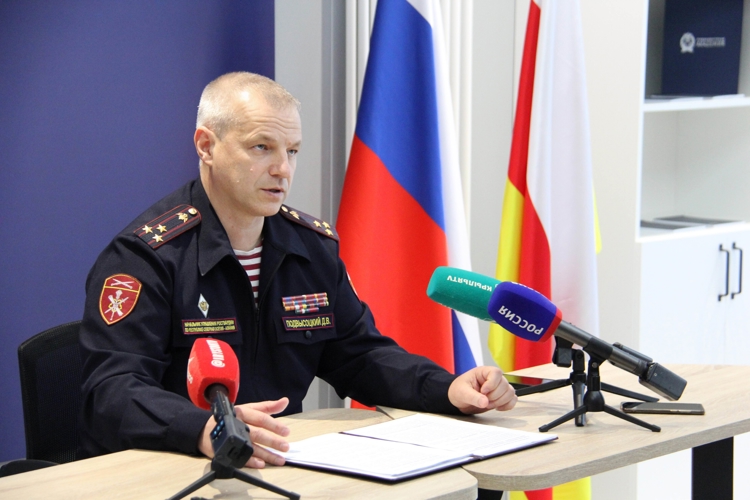  ВО ВЛАДИКАВКАЗЕ СОСТОЯЛАСЬ ПРЕСС-КОНФЕРЕНЦИЯ НАЧАЛЬНИКА РЕГИОНАЛЬНОГО УПРАВЛЕНИЯ РОСГВАРДИИ