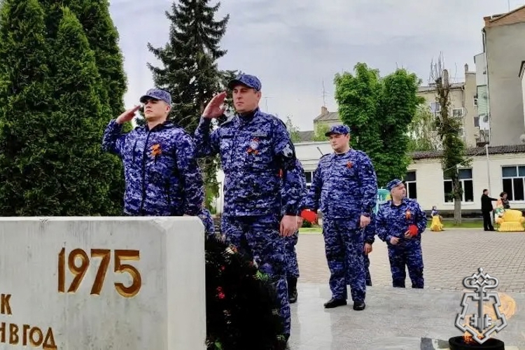  В СЕВЕРНОЙ ОСЕТИИ СОТРУДНИКИ ВНЕВЕДОМСТВЕННОЙ ОХРАНЫ РОСГВАРДИИ ПРИСОЕДИНИЛИСЬ К АКЦИИ «ЭСТАФЕТА ПОДВИГА»