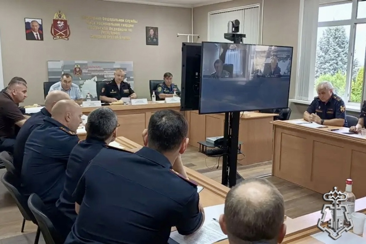 В УПРАВЛЕНИИ РОСГВАРДИИ ПО РЕСПУБЛИКЕ СЕВЕРНАЯ ОСЕТИЯ-АЛАНИЯ СОСТОЯЛОСЬ ЗАСЕДАНИЕ ОПЕРАТИВНОГО ШТАБА