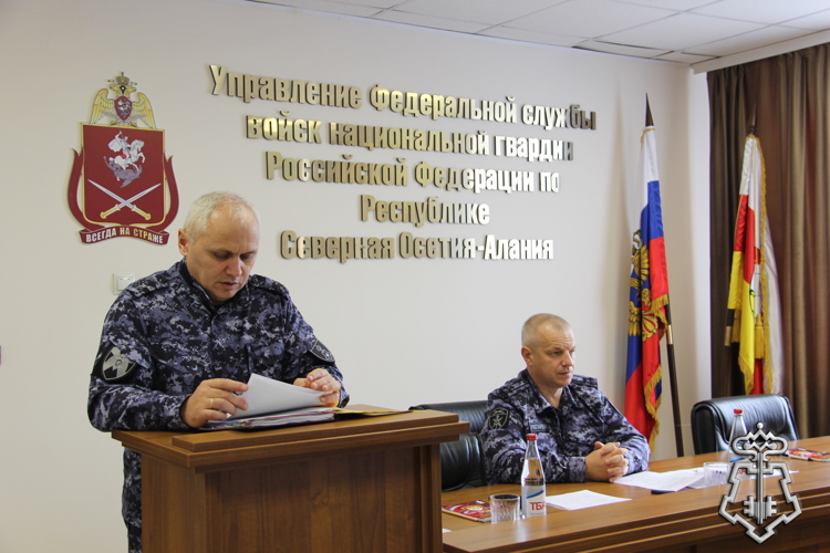 В УПРАВЛЕНИИ РОСГВАРДИИ ПО РЕСПУБЛИКЕ СЕВЕРНАЯ ОСЕТИЯ-АЛАНИЯ ПОДВЕЛИ ИТОГИ СЛУЖЕБНО-БОЕВОЙ ДЕЯТЕЛЬНОСТИ ЗА 9 МЕСЯЦЕВ 2026 ГОДА